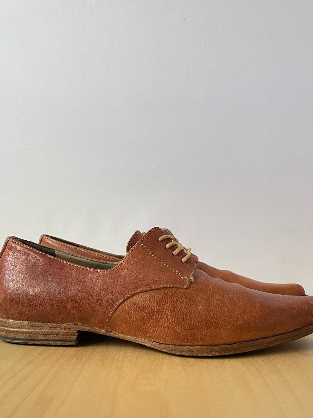 MOMA Leather Pointed-Toe Derby shoes | EU 36